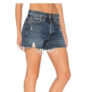 Agolde Parker Denim shorts in Heartbreaker